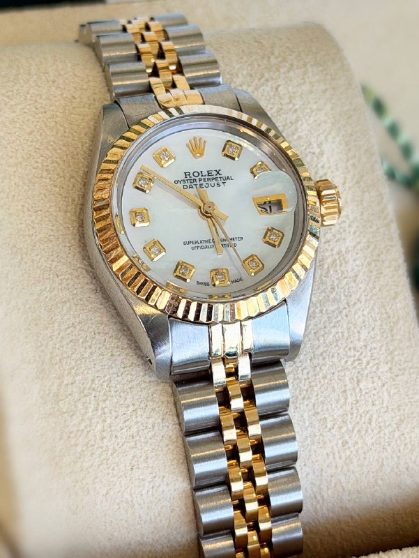 Rolex Datejust 26mm 69173 Ladies White MOP Diamond
