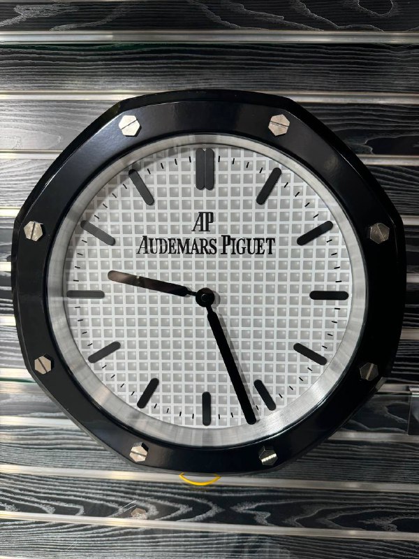 AP Royal Oak Wall Clock Black Bezel
