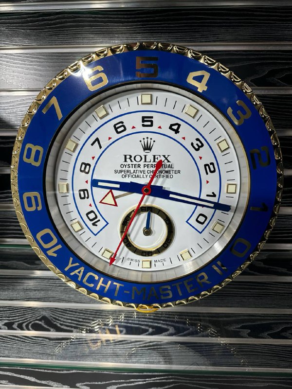 Yacht-Master II Yellow Gold Wall Clock