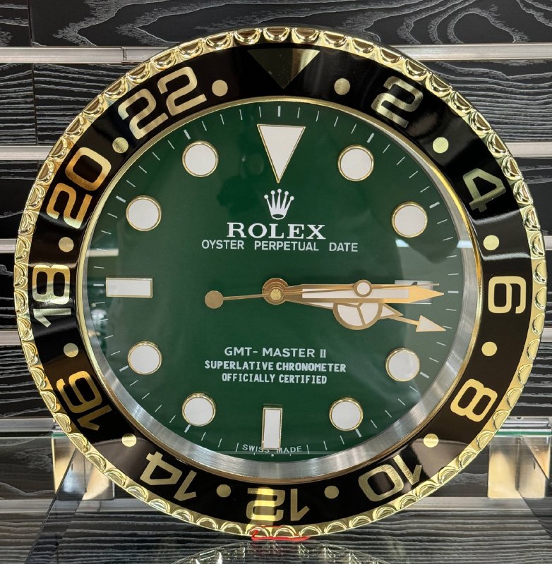 GMT-Master II Black Yellow Wall Clock