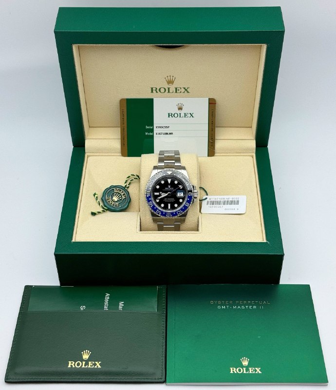 2017 Rolex GMT-Master II Batman 116710BLNR