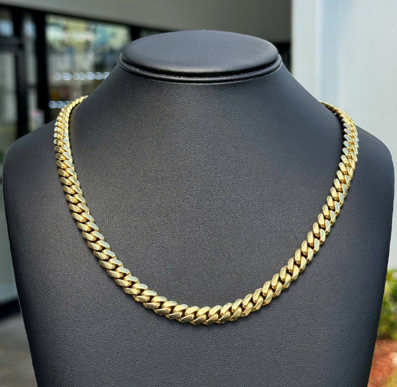 14k Yellow Gold Big Boy Cuban Chain 24"