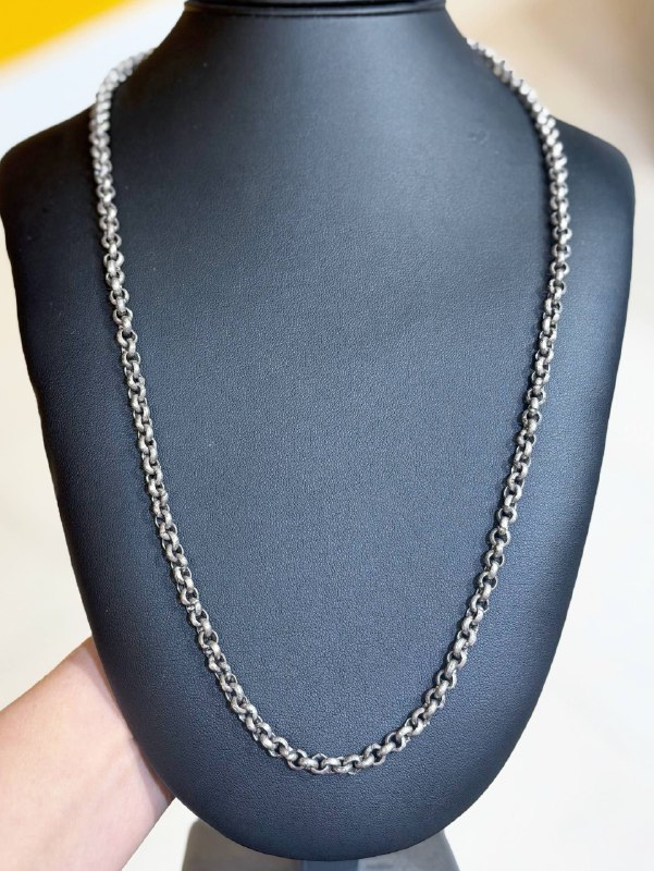 925 Sterling Silver Rolo Link Chain