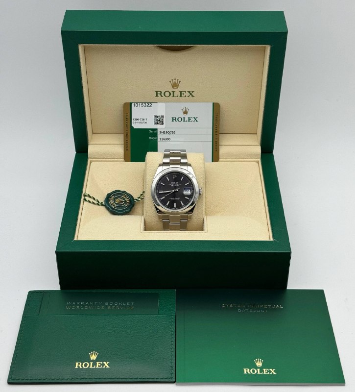 2019 Rolex Datejust 41mm Rhodium Dial
