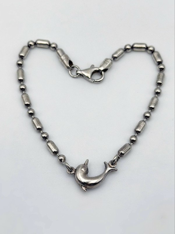 925 Sterling Silver Ocean Dolphin Bracelet