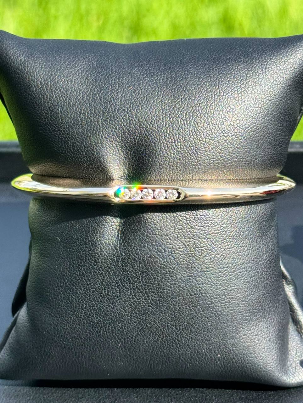 Pascal Lacroix 14k Yellow Gold Diamond Bangle