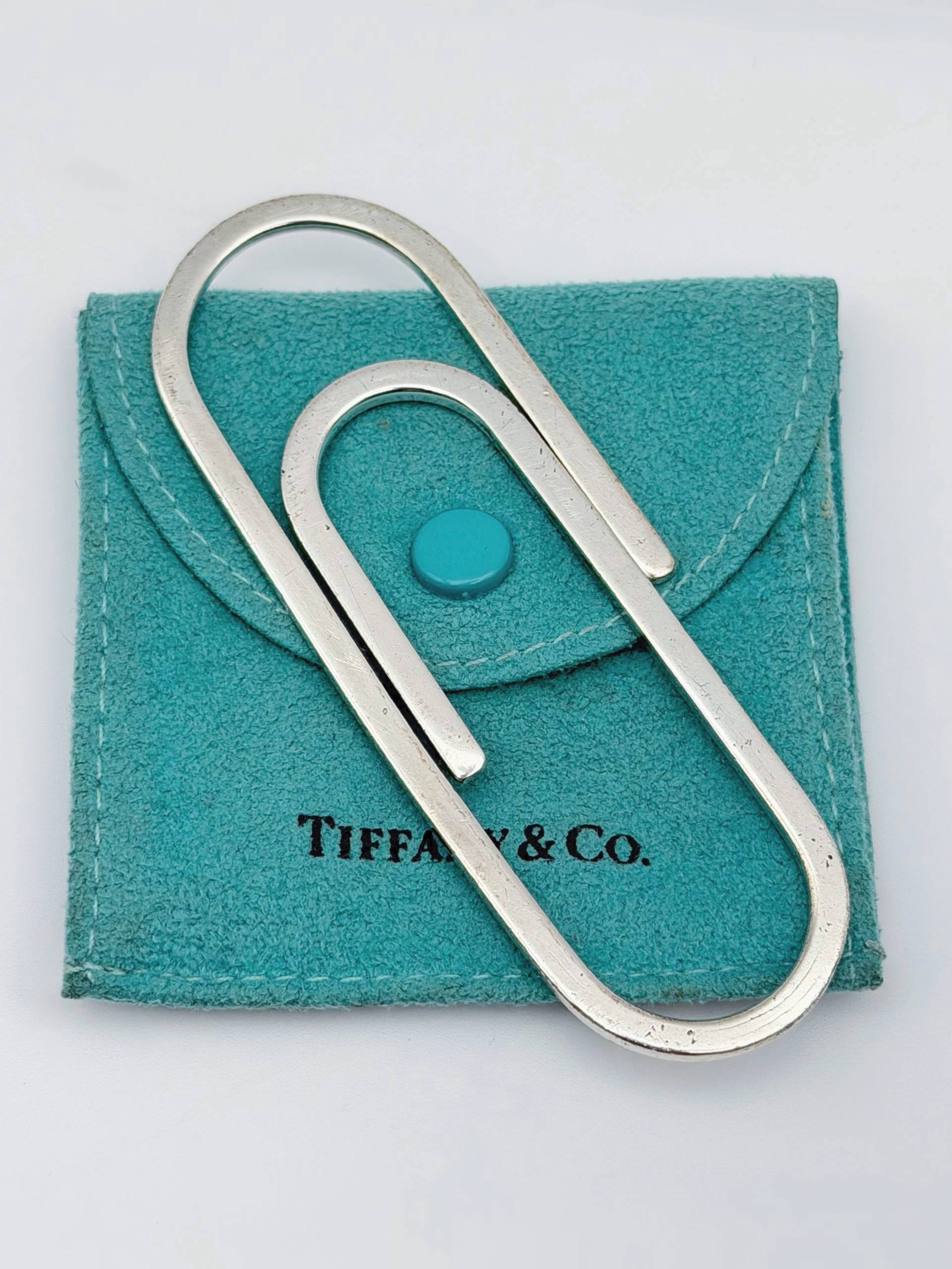 Vintage Tiffany & Co. Sterling Silver Paperclip Money Clip