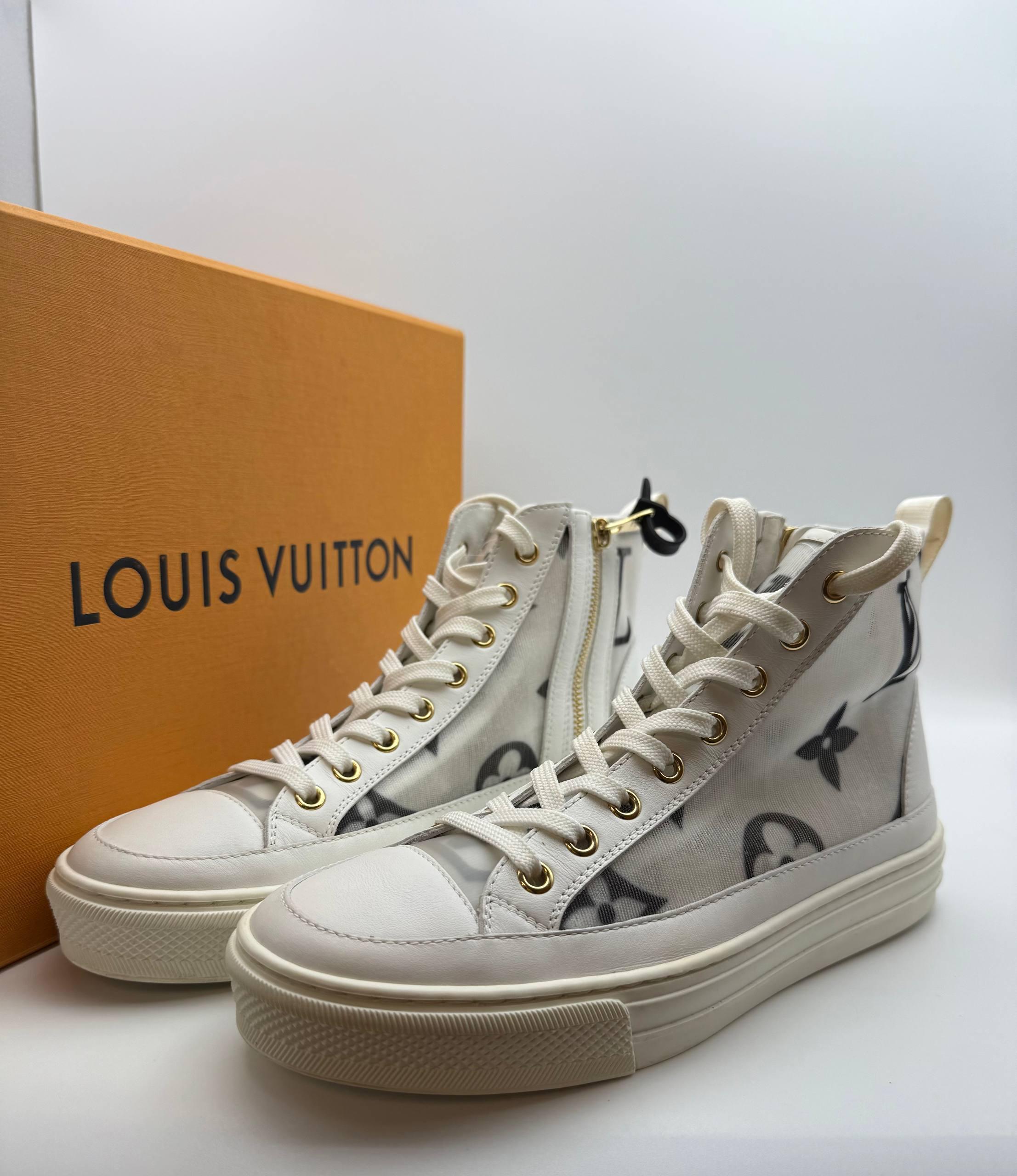 Louis Vuitton Mesh Stellar High Top Women’s Sneakers LD 0270 Size 36