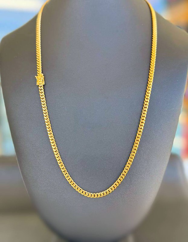 Jewelry Brand New 10k solid yellow gold Miami Cuban link style 24.5” Chain Necklace 29 grams 4.15mm