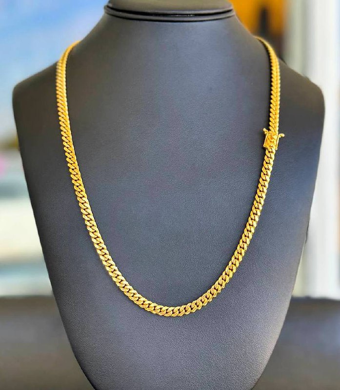 Jewelry Brand New 10k solid yellow gold Miami Cuban link style 24” Chain Necklace 57.8 grams 6mm