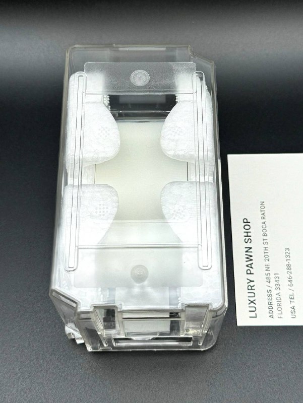 Large Hard Plastic Watch Coffin. Protective case for storage, shipping and traveling