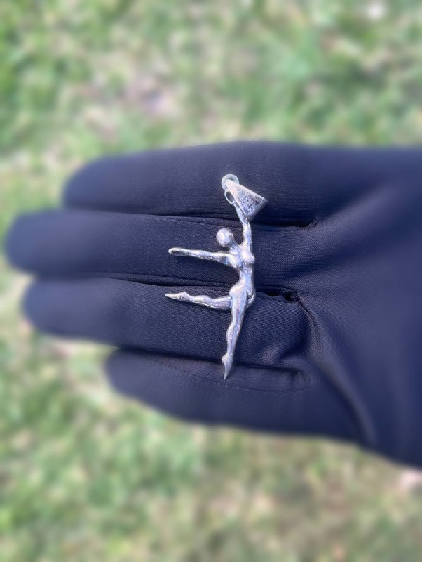 Vintage 925 sterling silver ballerina charm