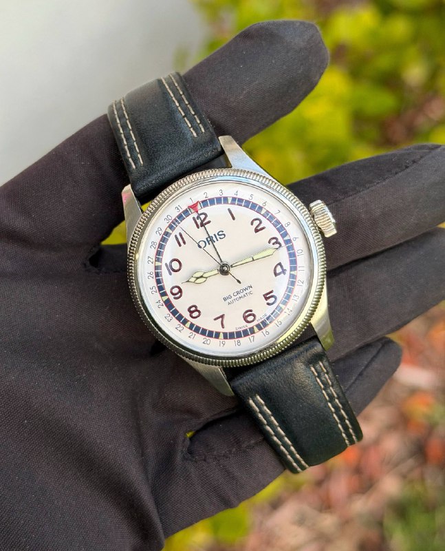 Oris Big Crown Hank Aaron Limited Edition 40mm Men's White Dial Stainless Steel Case 01 754 7785 4081 Blue Leather Band Watch Appraisal