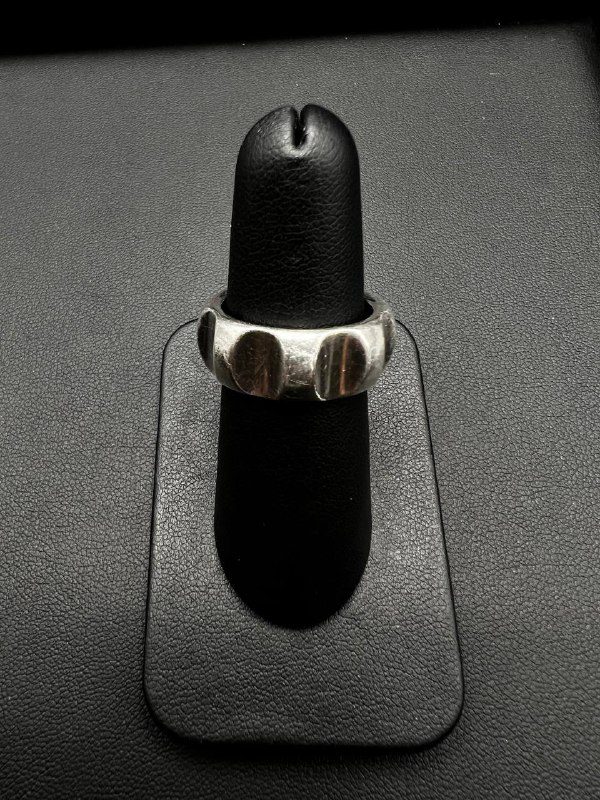Vintage Tiffany & Co. Sterling Silver Paloma's Groove Ring 7.75-size